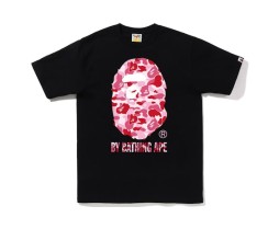 Spring/Summer 2024 B @ PE Classic Series Camouflage Round People Letter Printing Collection Short-sleeved Trendy Men's and Women's Casual T-shirts